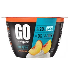 מעדן GO קרמי עם אפרסק