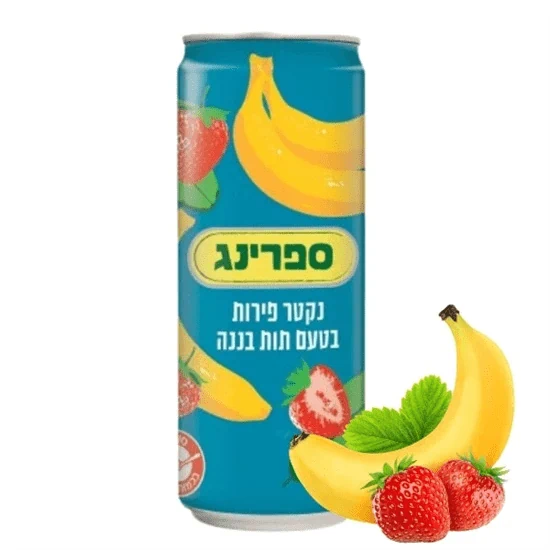פחית תות בננה ספרינג