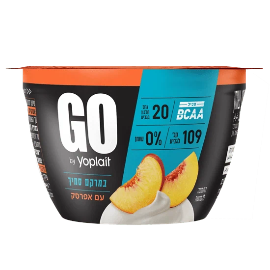 מעדן GO קרמי עם אפרסק