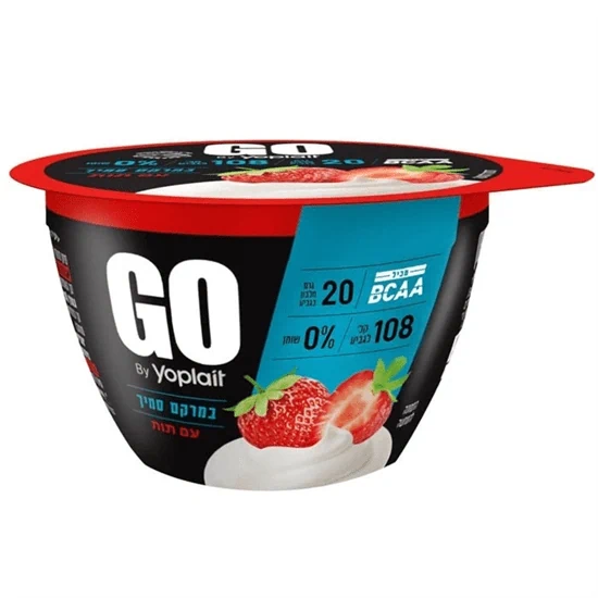 מעדן GO קרמי עם תות