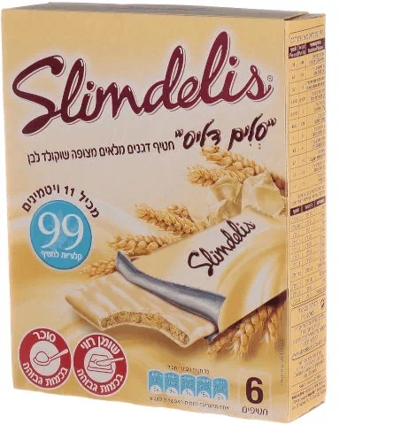 מארז סלים דליס שוקולד לבן